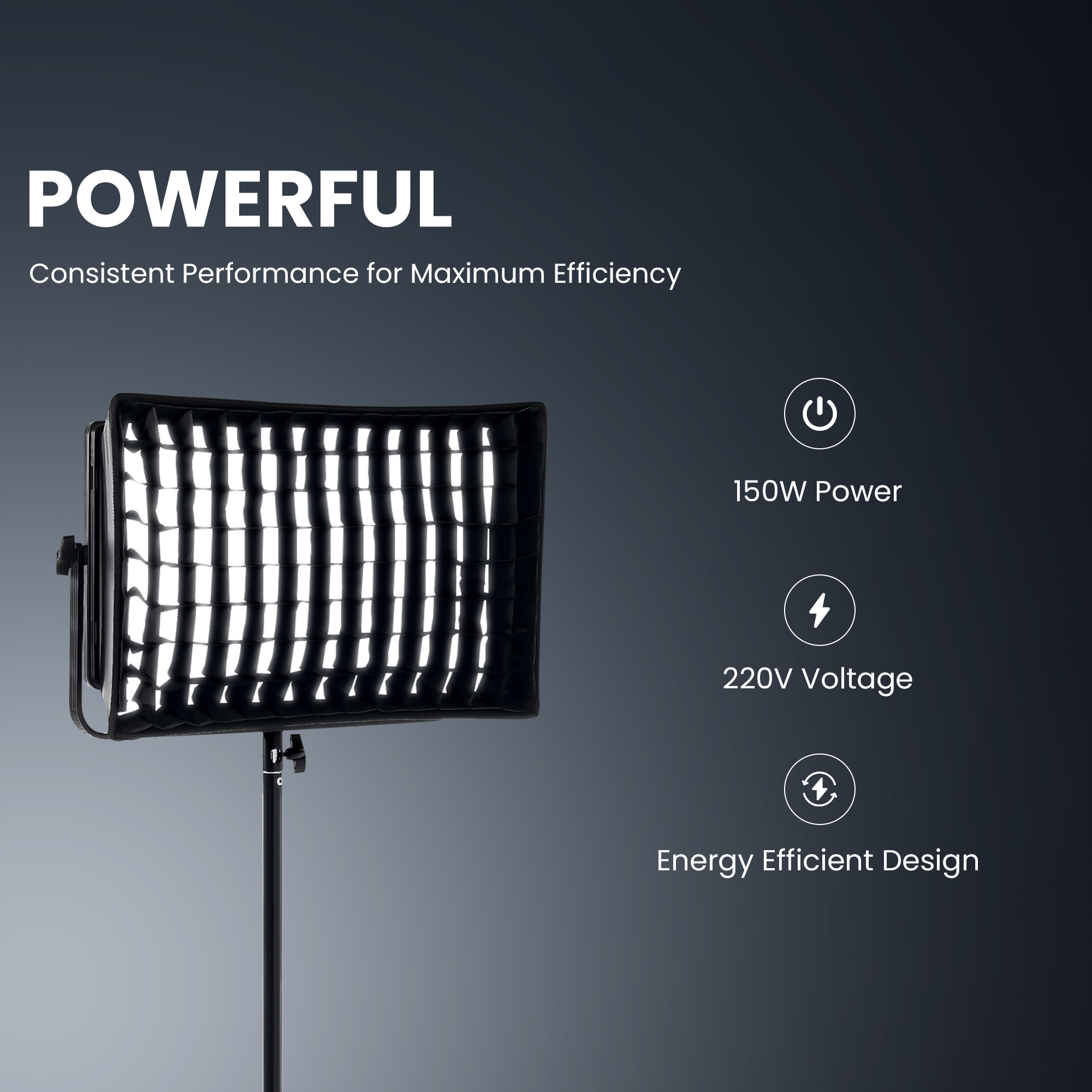 Digitek LED-D1500 Professional Flat Panel LED Video Light