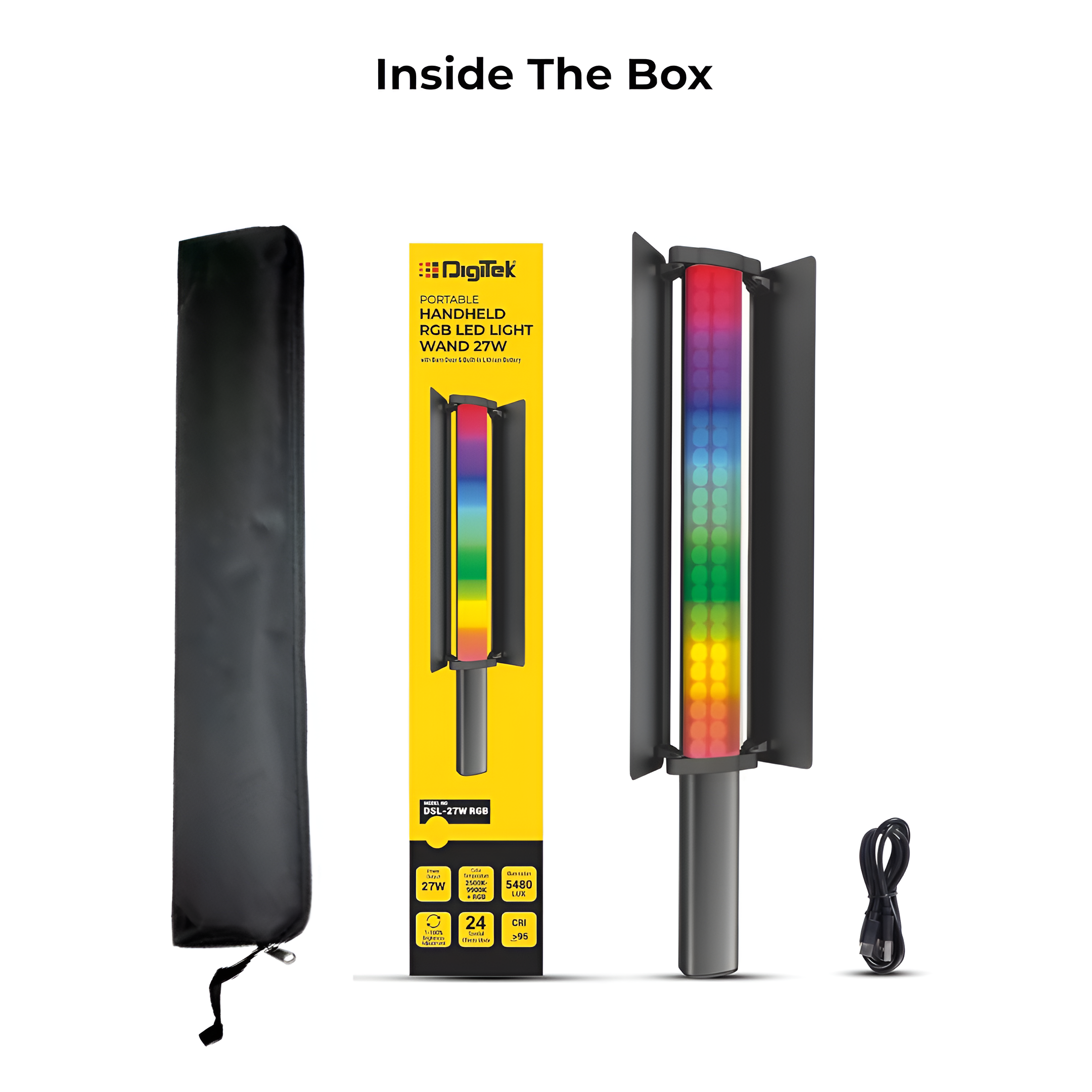Digitek (DSL 27W RGB) 27W LED RGB Stick Light Wand