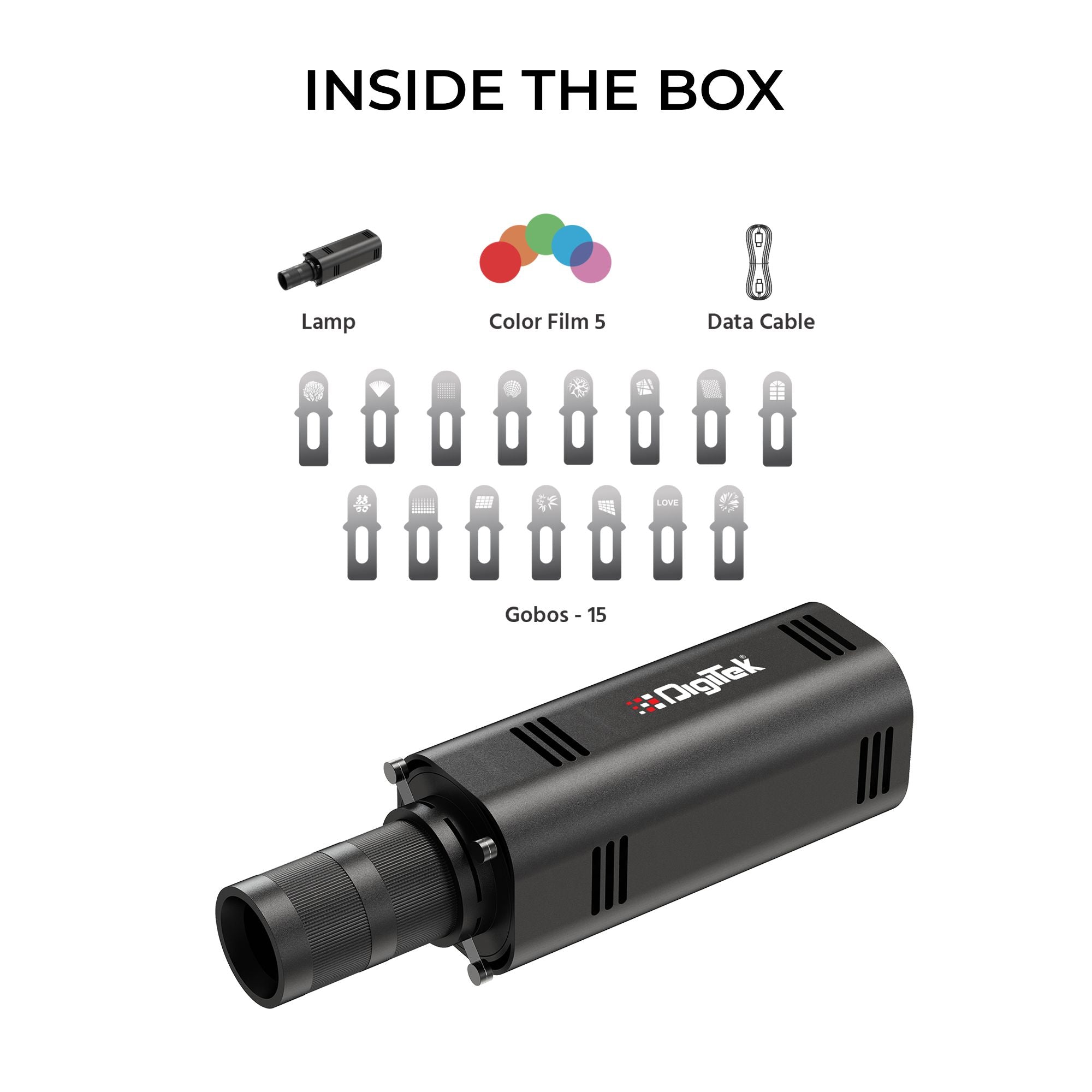 Digitek (DS 30 WTP) Optical Snoot Zoom Gobo Projector