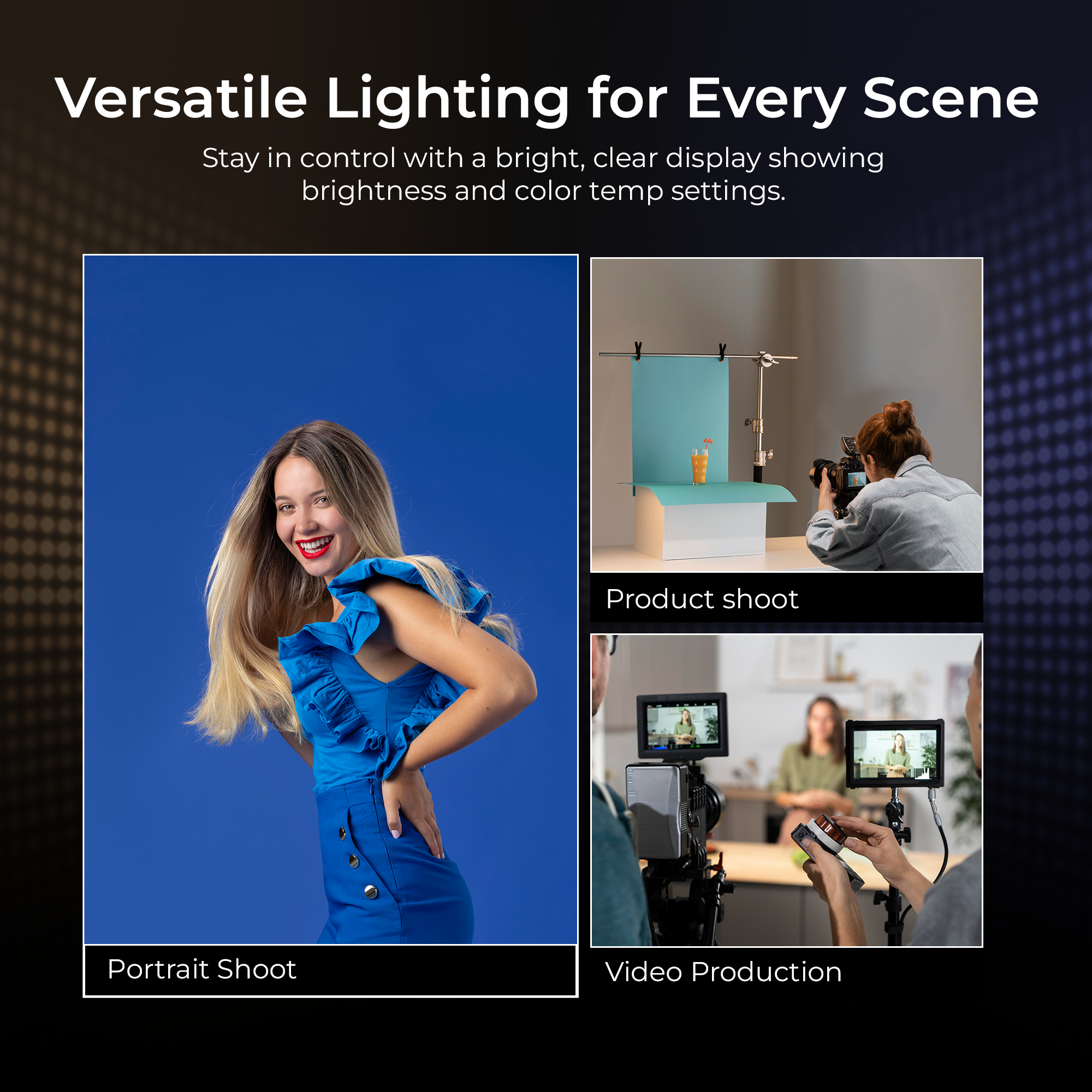 Digitek (LED-D432 Bi) Portable Bi-Color LED Video Light