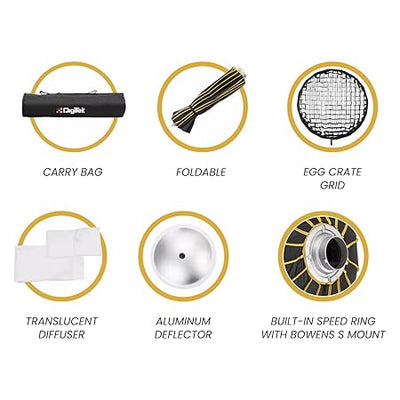 Digitek (DBDS-65S) Beauty Dish Softbox 65cm