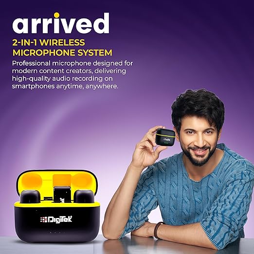 Digitek (DWM 103 Mini) 2-in-1 Wireless Microphone