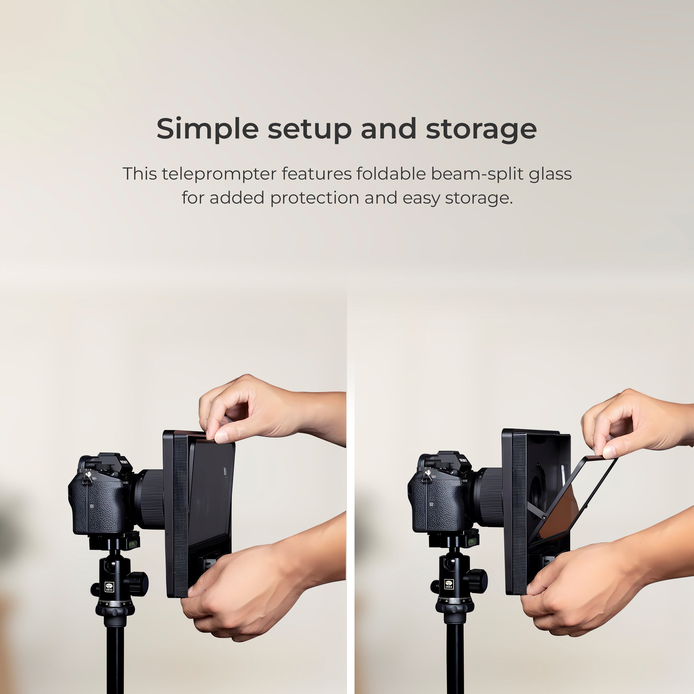 Digitek (DTP 010) 10â€ Digitek Teleprompter for Smartphone & DSLR Supports w/Remote Control, APP Compatible with iOS & Android System for Video Creator - Digitek