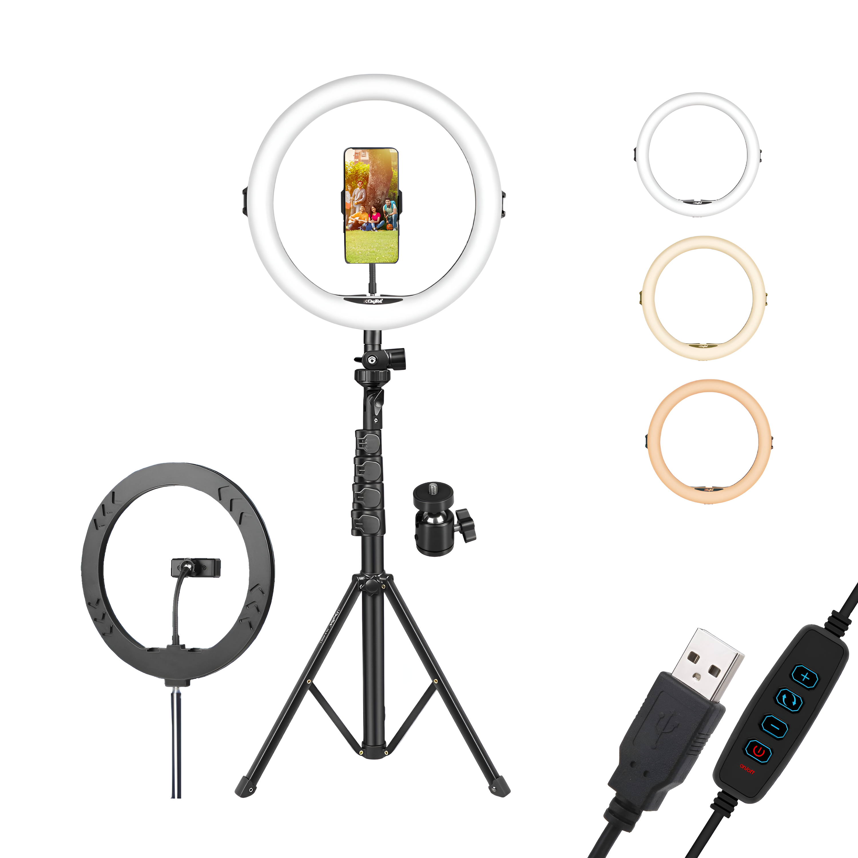 Digitek (DRL-14C) LED Ring Light with Stand