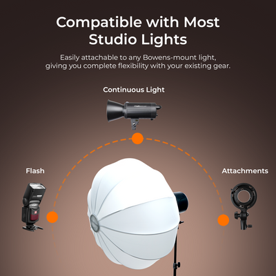 Digitek (DLSF 65) Rounded Lantern Softbox with Bowens Mount 65cm